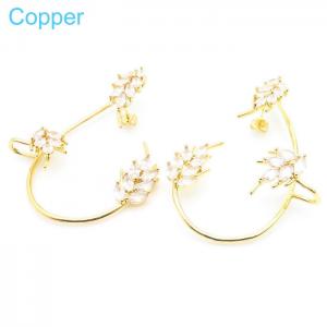 Copper Earring - KE104590-TJG
