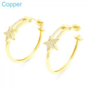 Copper Earring - KE104599-TJG