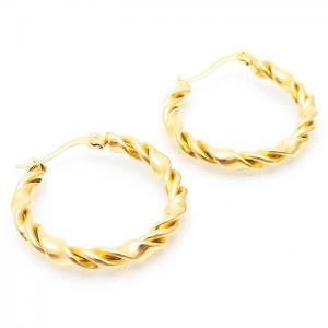 SS Gold-Plating Earring - KE104871-MS