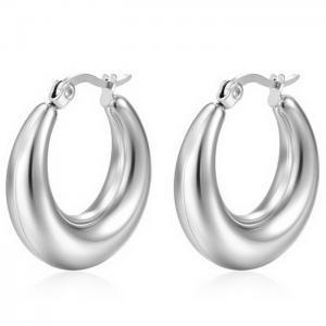 High Quality Stainless Steel Hollow Hoop Earrings Wholesale Earrings For Women - KE109521-WGMW