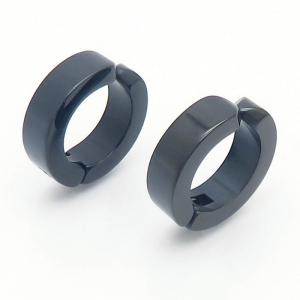 Personalization Stainless steel Earrings Black - KE111157-TLS