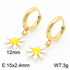 SS Gold-Plating Earring - KE112903-HF