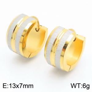 SS Gold-Plating Earring - KE112993-XY