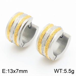 SS Gold-Plating Earring - KE112997-XY