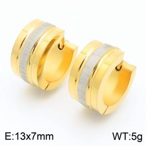 SS Gold-Plating Earring - KE113000-XY