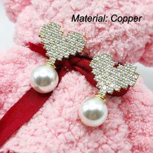 Copper Earring - KE113238-TJG