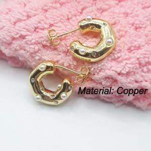 Copper Earring - KE113254-TJG