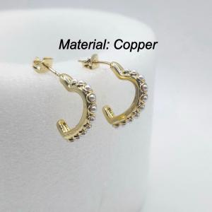 Copper Earring - KE113259-TJG