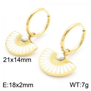 SS Gold-Plating Earring - KE113285-HM