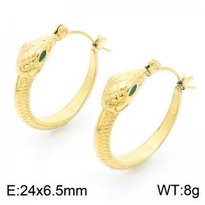SS Gold-Plating Earring - KE113298-HM