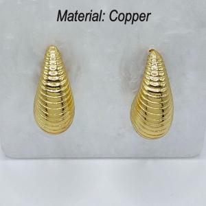 Copper Earring - KE113735-TJG