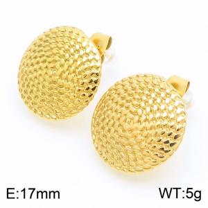 SS Gold-Plating Earring - KE113740-KFC