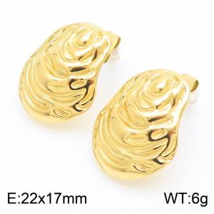 SS Gold-Plating Earring - KE113742-KFC