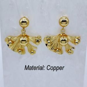 Copper Earring - KE113752-TJG