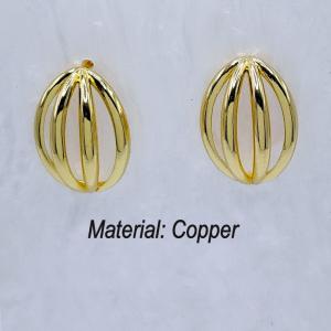 Copper Earring - KE113756-TJG