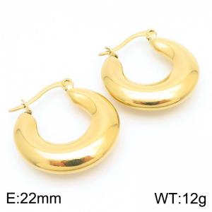 SS Gold-Plating Earring - KE113764-KFC
