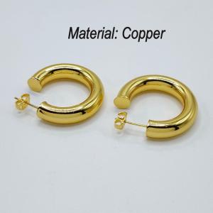 Copper Earring - KE113767-TJG