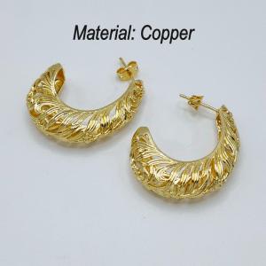 Copper Earring - KE113773-TJG