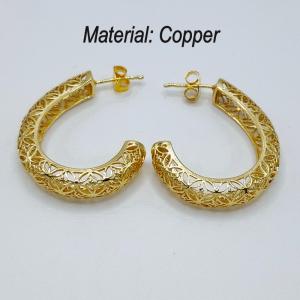 Copper Earring - KE113774-TJG