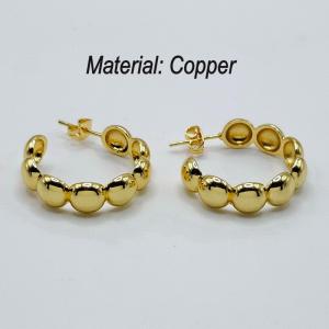 Copper Earring - KE113775-TJG