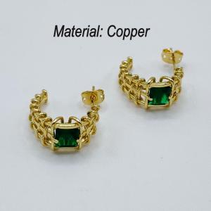 Copper Earring - KE113776-TJG