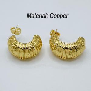 Copper Earring - KE113779-TJG