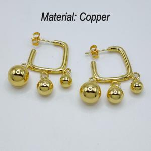 Copper Earring - KE113780-TJG