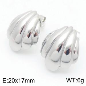 Women Cute Stainless Steel Earrings - KE114109-KFC