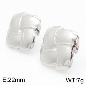 Women Casual Stainless Steel Earrings - KE114117-KFC