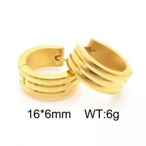 SS Gold-Plating Earring - KE114664-XY