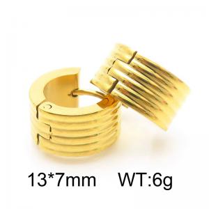 SS Gold-Plating Earring - KE114666-XY