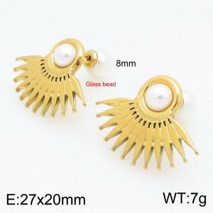 SS Gold-Plating Earring - KE114937-Z