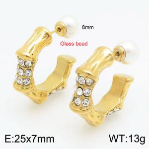 SS Gold-Plating Earring - KE115305-Z