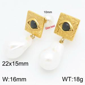 SS Gold-Plating Earring - KE115795-Z