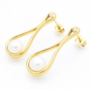 SS Gold-Plating Earring - KE116395-SP