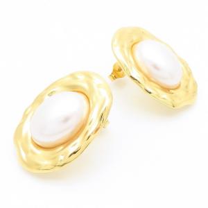 SS Gold-Plating Earring - KE116402-SP