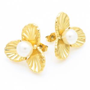 SS Gold-Plating Earring - KE116406-SP