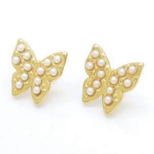 SS Gold-Plating Earring - KE117293-SP