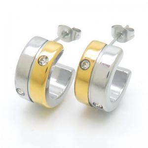 Stainless Steel Stone&Crystal Earring - KE117296-SP