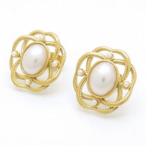 SS Gold-Plating Earring - KE117300-SP