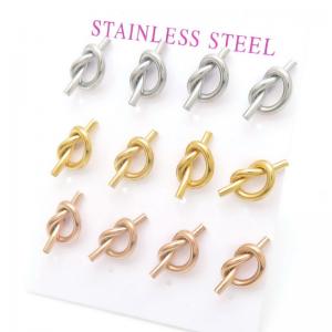 SS Rose Gold-Plating Earring - KE117409-HR