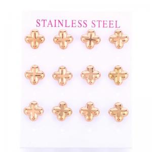 SS Rose Gold-Plating Earring - KE117473-HR