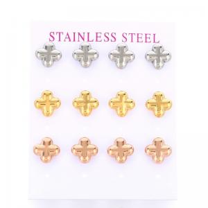 SS Rose Gold-Plating Earring - KE117474-HR