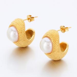 SS Gold-Plating Earring - KE117585-MI