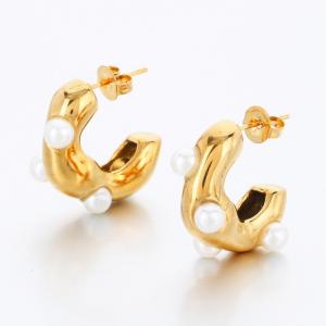 SS Gold-Plating Earring - KE117589-MI