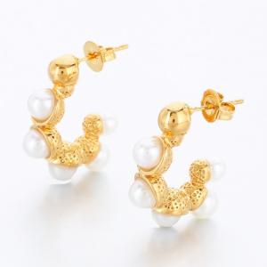 SS Gold-Plating Earring - KE117590-MI