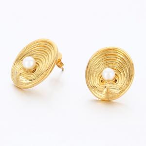 SS Gold-Plating Earring - KE117592-MI