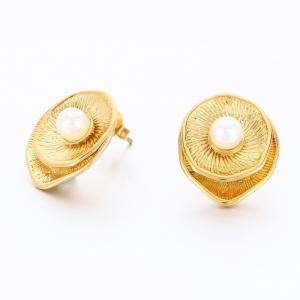 SS Gold-Plating Earring - KE117593-MI