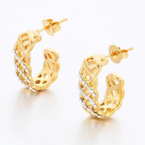 SS Gold-Plating Earring - KE117595-MI