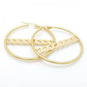 SS Gold-Plating Earring - KE117886-HF